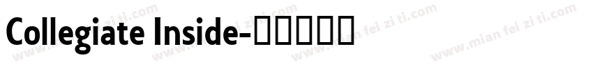 Collegiate Inside字体转换